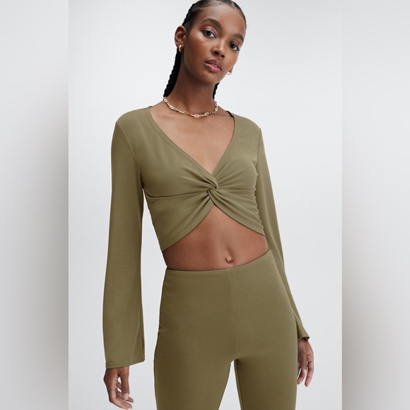 Fabletics olive green 2 piece matching set - Picture 1 of 5